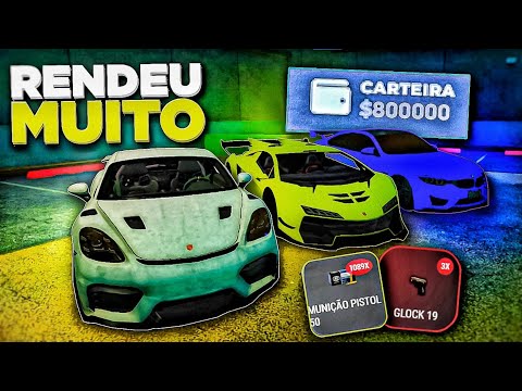 FIZ 5.000.000 MILHOES SENDO NOVATO NO DESMANCHE COM MOD MENU no GTA RP