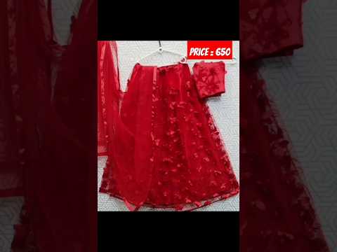 Semi Stitched Lehenga Choli || Online delivery #shorts