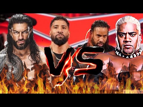 roman reigns vs jey uso.roman reigns vs jimmy uso.roman reigns vs rikish. roman reigns vs usso.wwe