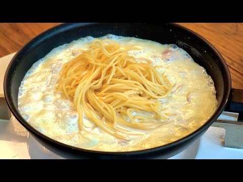 10 minutes! Creamy and savory tofu carbonara recipe!