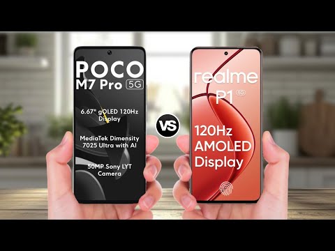 POCO M7 Pro 5G Vs Realme P1 5G