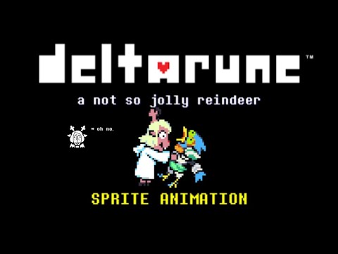 Deltarune: a not so jolly reindeer (SPRITE ANIMATION)