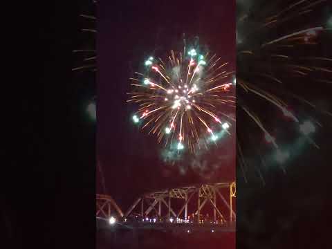 fireworks in Ochiai, Japan, 花火　落合　日本