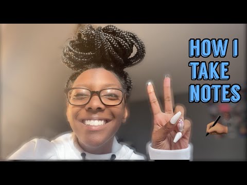 how i take notes || cameryn ayanna