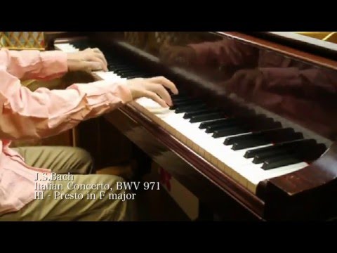 J.S.Bach: Italian Concerto, BWV971: III Presto 【バッハ：イタリア協奏曲、3楽章】