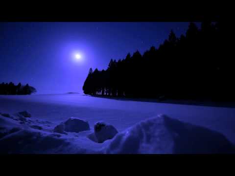 Time Lapse #105 雪原の月明かり Moonlight snowfield 4K