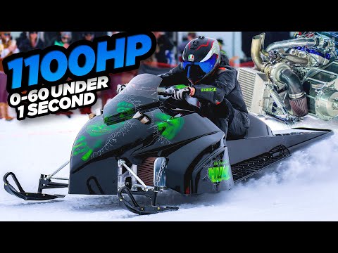 1100HP Snowmobiles!! 0-163MPH in 3s! (World’s CRAZIEST Snowmobiles)