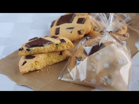 【溶かしバターで作る♡サクサク割りチョコクッキー】「サクサクに感動♪」| Easy Crispy chocolate cookies