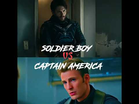 SOLDIER BOY VS CAPTAIN AMERICA #vsedit#edit#famous#new#dc#marvel#theboys