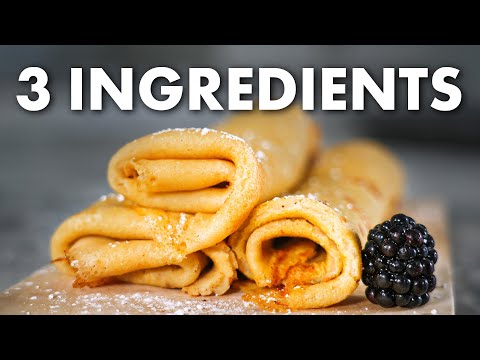 3 Ingredient Crepes (Gluten Free)