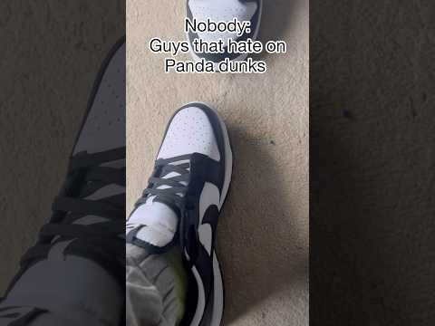 They can’t see the irony #sneakers #pandadunks