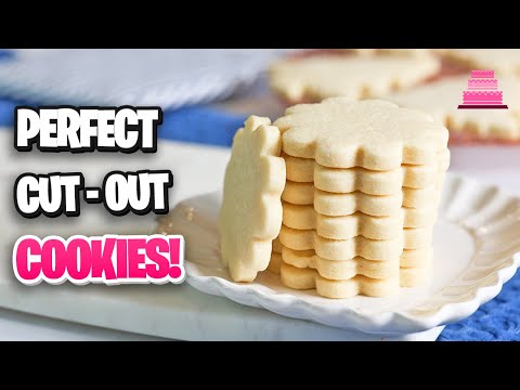 The BEST Cut-Out Cookies that hold their shape perfectly!