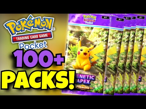 Pikachu Pack SURPRISE! What's Inside 100+ Pokemon TCG Pocket Packs?