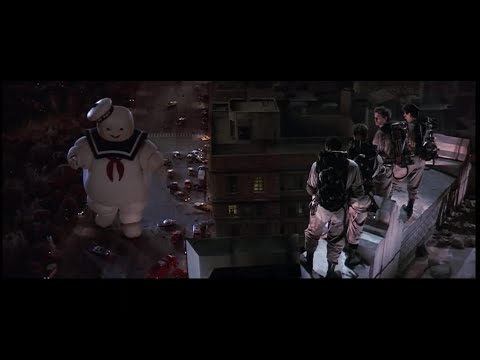 ゴーストバスターズ　吹替（Ghostbusters/Japanese dubbing）名場面３　VS マシュマロマン