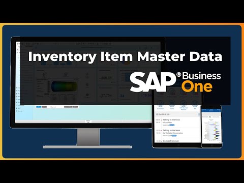 Create Inventory Item Master Data | Examples and How-To | SAP Business One