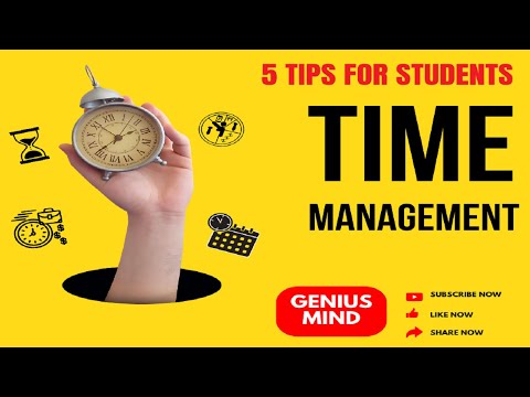 TIME MANAGEMENT | 5 TIPS FOR STUDENTS #studenttimemangement #managetimeforstudy #balancelikepro