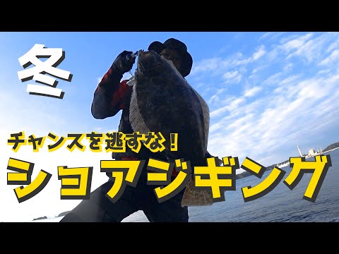 陸からヒラメを釣ります！【ショアジギング】