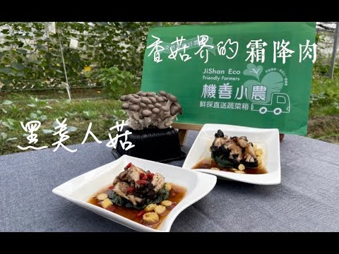 香菇界的霜降肉 黑美人菇  就算沒有廚藝也能端出令人讚嘆的料理  By拓蔬人 林聖智