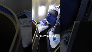 12 hours in United’s Polaris Business Class from SFO to Tokyo Haneda (HND) || #shorts #businessclass