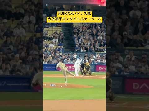 【大谷さん現地観戦】スイングスピードがエグくて打球音が外野まで響きすぎた#大谷翔平 #shoheiohtani #dodgers