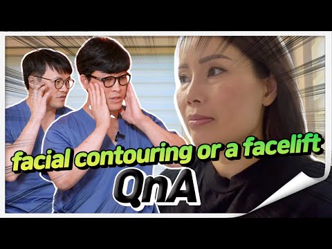 Why is face lift recommendable with facial contouring surgery? │Q&A video with Vanessa