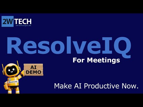 ResolveIQ Demo - Meetings