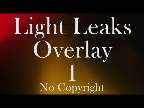 Cinematic Light Leak Overlays | Light Leaks | Full HD | 1920 X 1080 | Stock Video  | LL1