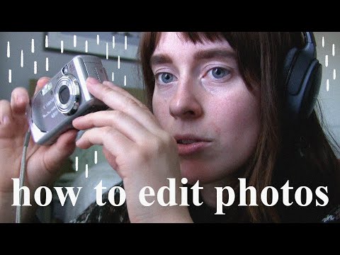 editing photos (w rain sounds)