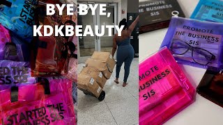 NO MORE KDKBEAUTY?! HUGE UNBOXING + ANNOUNCEMENTS | PROMO POUCHES | SAMPLES | ENTREPRENEUR LIFE