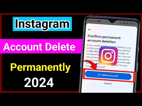 Instagram account delete permanently kare | how to delete Instagram account permanently Full process