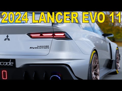 2024 Mitsubishi Lancer EVO 11 Concept by hycade