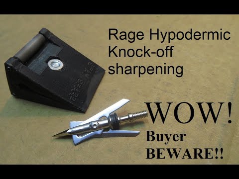 Rage Knock-off (Chinadermic) Sharpening BEWARE!!