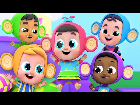 Five Little Monkeys Numbers Songs and Fun Learning Videos for Kids