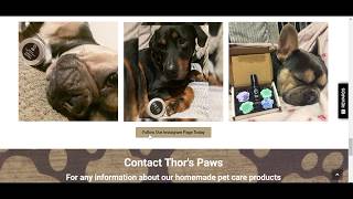 Thor's Paws New Website