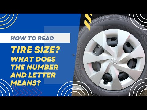 How to Read Tire Size