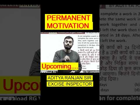 Permanent Motivation || @AdityaRanjanTalks #shorts #youtubeshorts #cgl