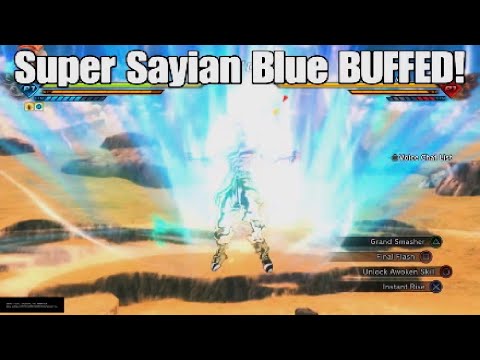 (SSJB Super Sayian Blue BUFFED) Dragon Ball Xenoverse 2