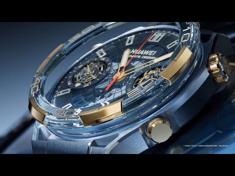 Huawei Watch ULTIMATE DESIGN - Sapphire Crystal Gold Edition - Luxurious Watch