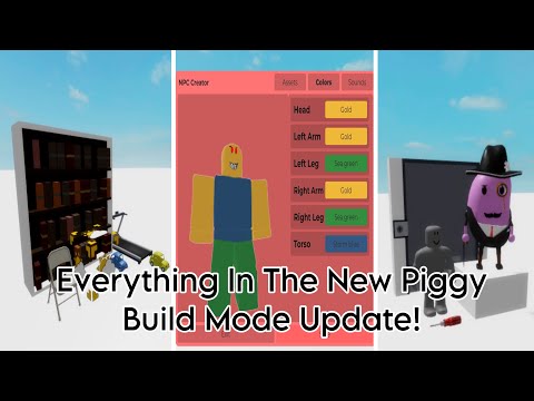 Everything In The New Piggy Build Mode Update!