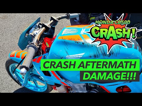 Crash💥 aftermath and bike/fairing repair