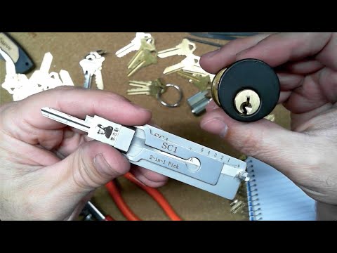 [111] Lishi SC1 Learning This Tool Part 4 Decoding and Key Making