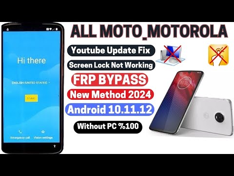 All Moto FRP Bypass 2024 Youtube Update Fix Google Account Bypass All Android New Trick Without pc