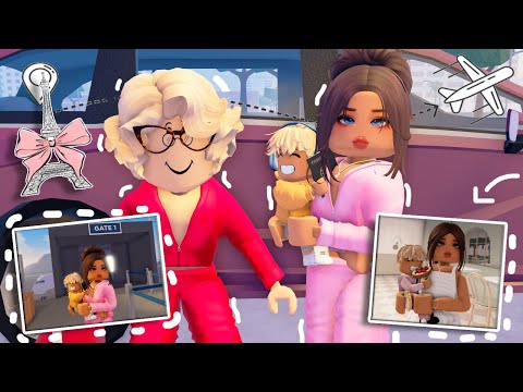 Family TRIP to PARIS! **SPRING BREAK VACATION!** | Berry Avenue Roleplay