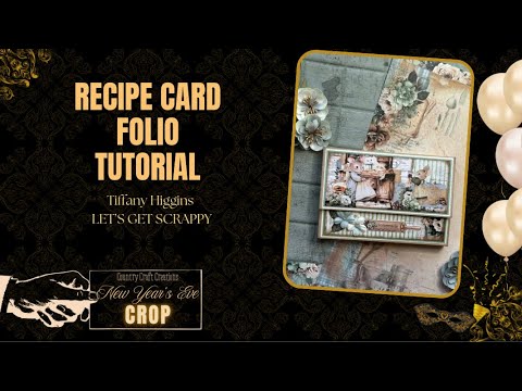 ⁠ Prima’s The Home Baker Recipe Card Folio Tutorial For ​⁠CCC NYE Crop 2024-2025