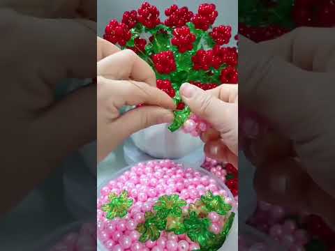 Handmade diy beads flowers home craft #handmade #diy #beads #flowers #handmadegifts #homedecor #gift