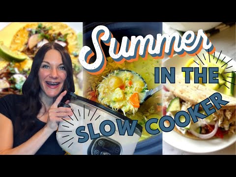 ⭐MUST TRY⭐ SUMMER  SLOW COOKER RECIPES | HEALTHY and fresh CROCK-POT meals