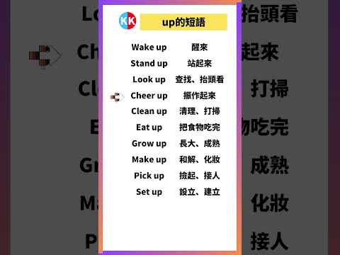 【零基礎英文短語】up短語 #英文  #英文短語 #常見短語 #基礎英文短語 #跟讀英文單詞 #英文聽力