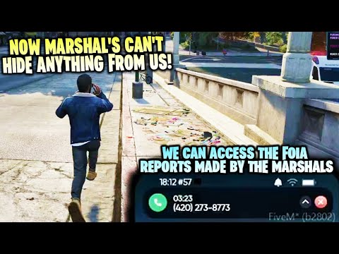 Nino Is Happy to Hear About Murray Being Able to See Marshals FOIA Reports Now! | NoPixel RP | GTA