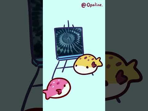 Life of a Pufferfish (Animated shorts) #shorts #up #animation #cute