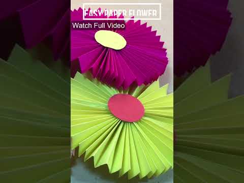 How to Make  Easy  Paper Flower  | Diy  Paper Flower | How To Make Realistic Paper Flower #shorts